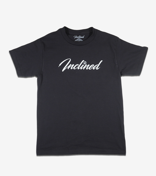Inclined Apparel Black Inclined Logo T-Shirt Unisex
