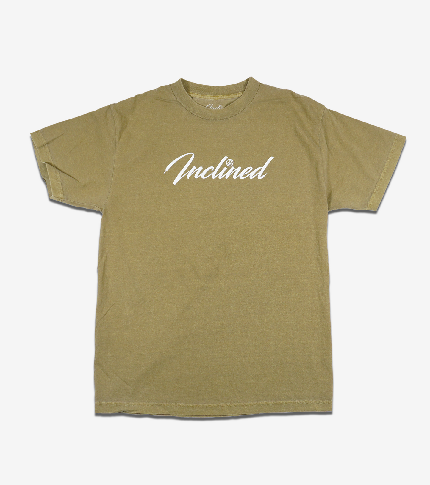 Inclined Apparel Olive Inclined Logo T-Shirt Unisex